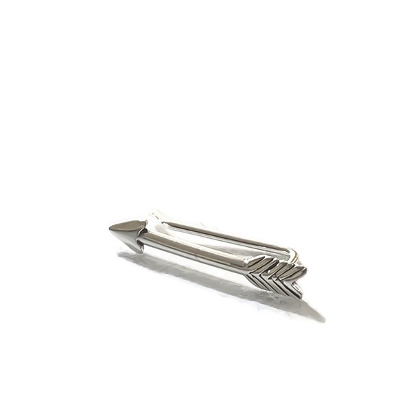 1PC 925 Sterling Silver Arrow Ear Crawler Climber Pin Sweep Earring Ear Cuff - Picture 3 of 9